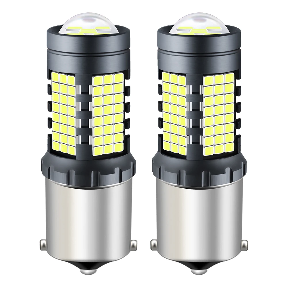 

1156 BA15S P21W Светодиодная лампа Canbus P21W Светодиодный фонарь заднего хода BA15S Супер яркая белая вспышка 1156 Светодиодная лампа Canbus без ошибок