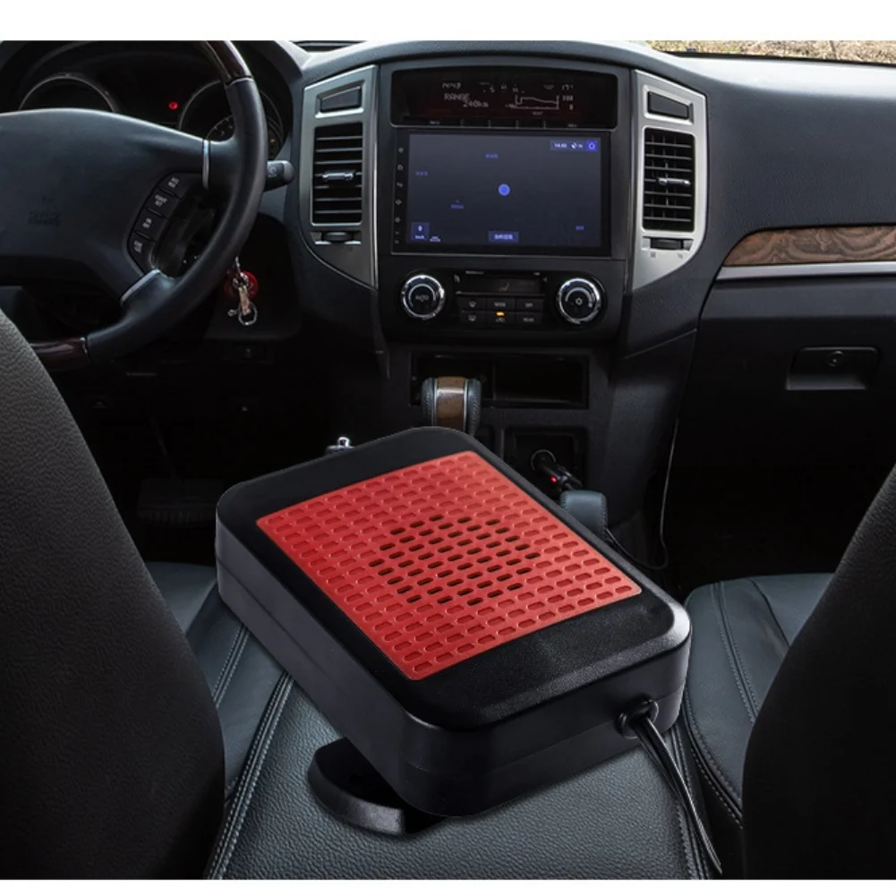 For 12-volt Vehicles 12V Heater Cold Weather Driving 16.5x11.5x8cm 12V Portable Heating Fan Cooling Functionality