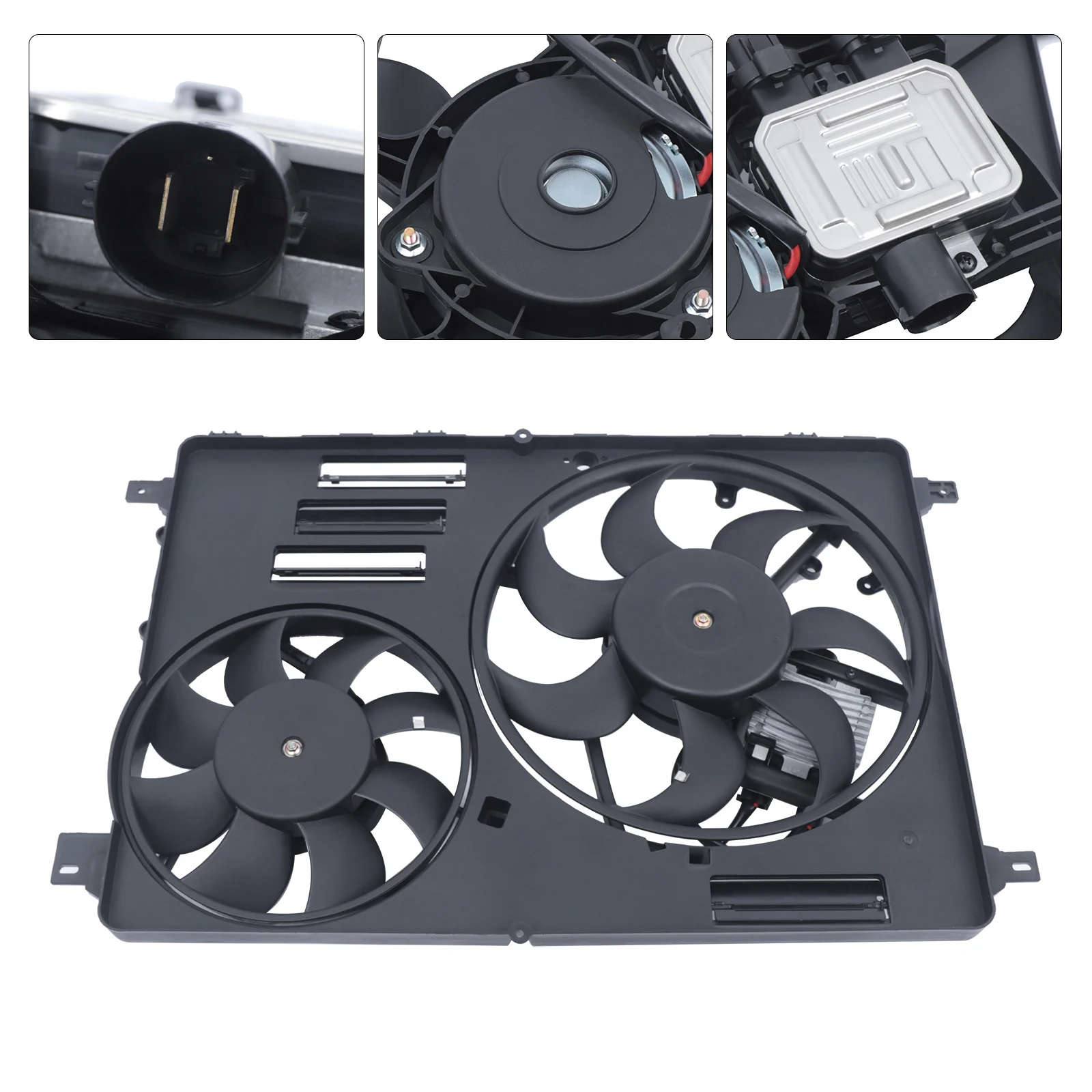 

Dual Cooling Fan Fit for Volvo S80 V60 V70 XC60 XC70 VO3115116 306686296 623840