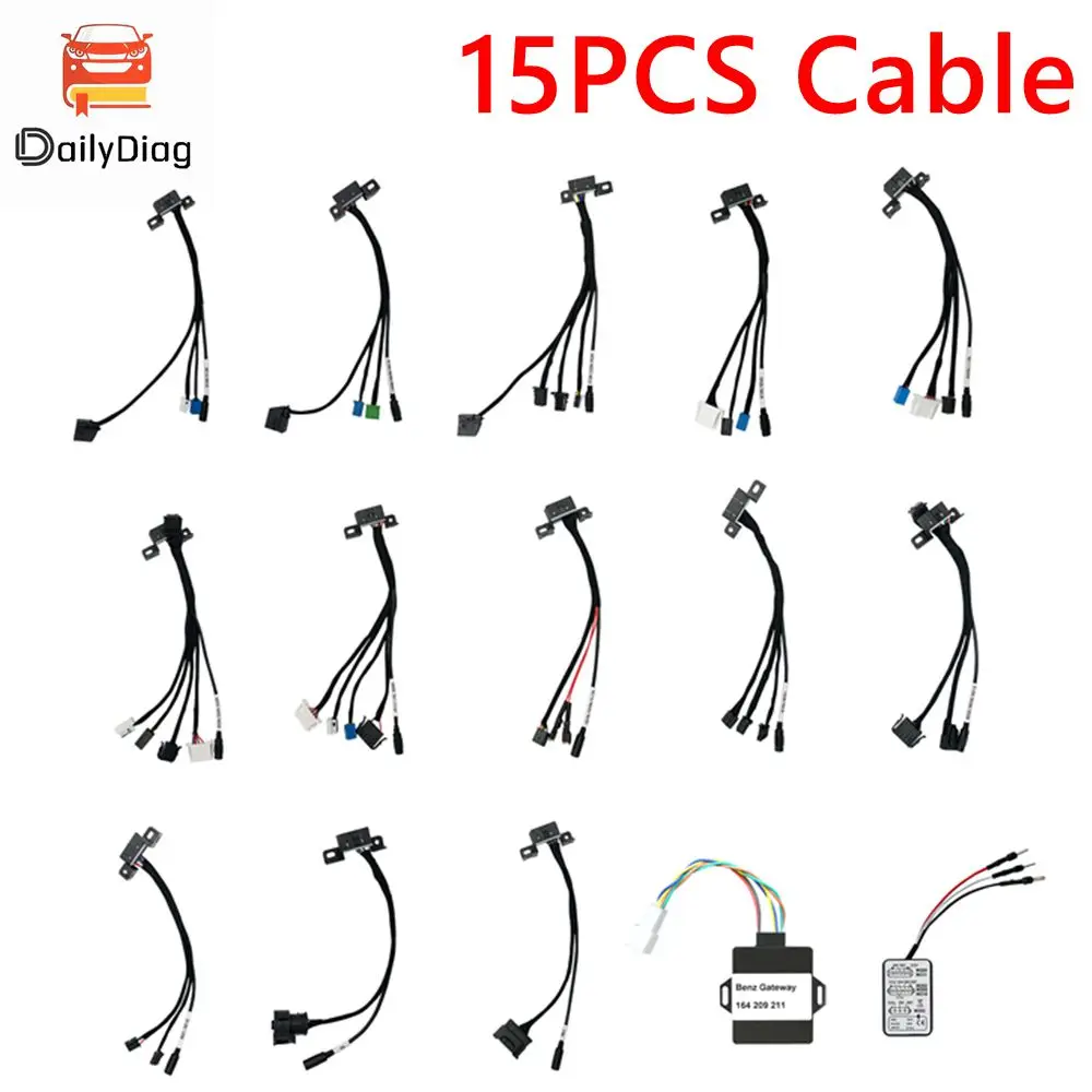 EIS/ELV Test Cables 7G+ISM+MB ESL Work with VVDI MB and CGDI MB TOOL for Mercedes/Benz W164 W166 W204 W212 W221