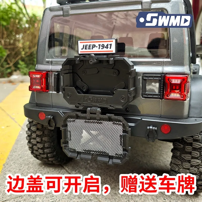 RC Crawler Upgrade Parts Custom Rear Trunk Tool box For CK5811 V2 Openable‑Design Non‑Destructive Installation Decor Accessory