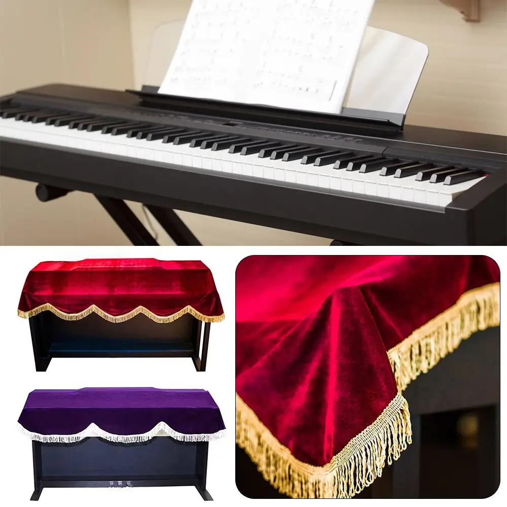 New Piano Keyboards Stretchable Dust Proof 88 Keys Covers Electric Piano Cover Piano Keyboard Covers Piano Dust Cover