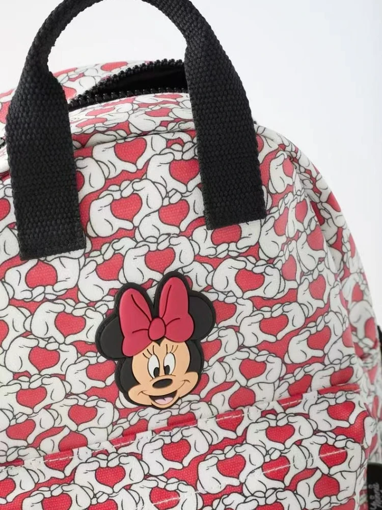 Mochila pré-escolar Disney Mickey Mouse, mochilas escolares masculinas e femininas, bonita e elegante mochila de grande capacidade, 2022