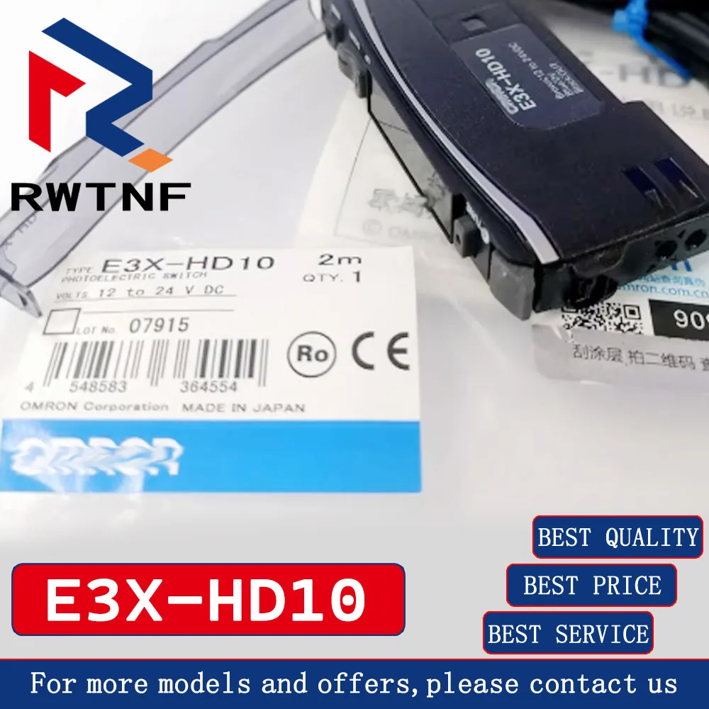 Brand New Genuine E3X-HD10 2m lead-out type digital fiber amplifier sensor,100% original warehouse stock