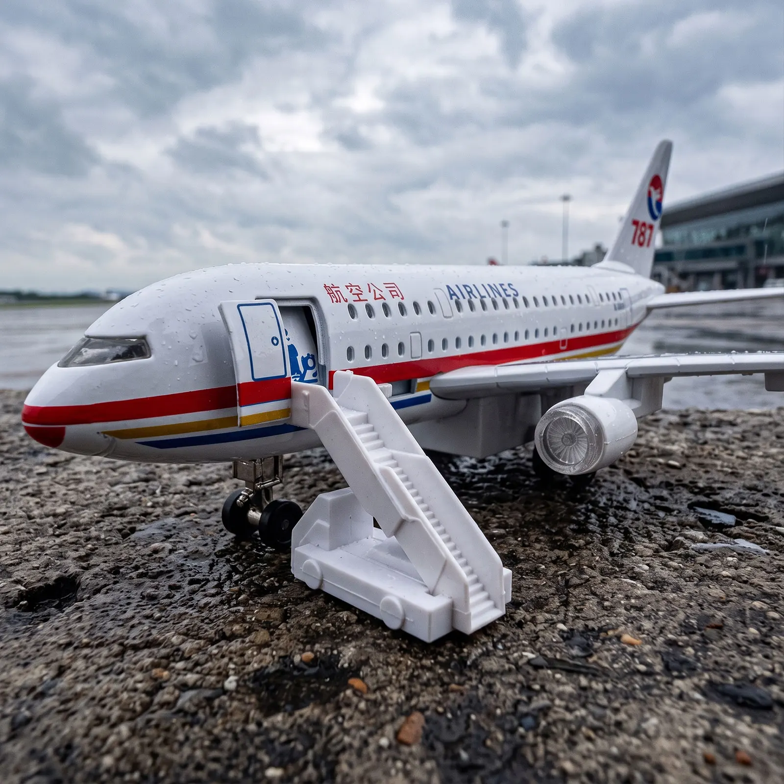 Alloy Metal Diecast Model Plane Compatible With Boeing 787 Dreamliner Airliner COMAC C919 Trunk Jet Airliner Decorative