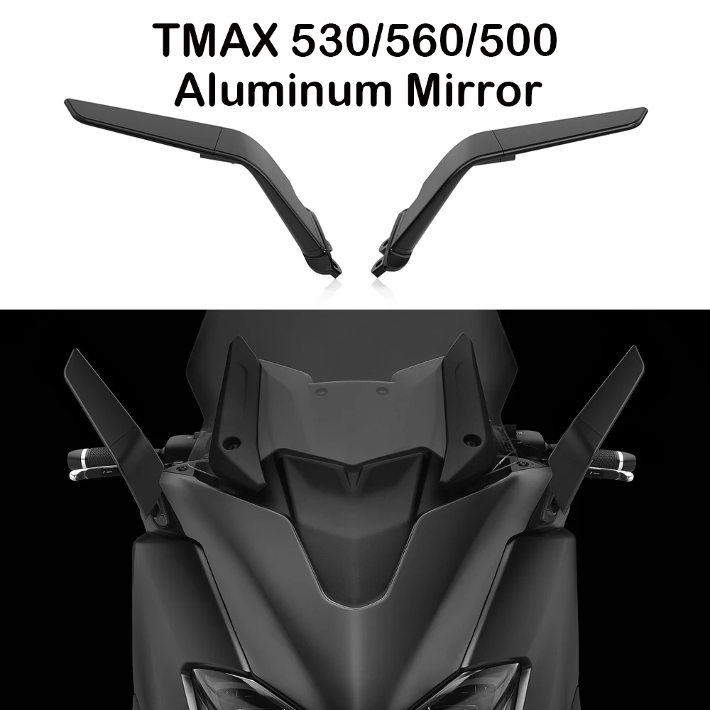 

TMAX 530 Accessories Motorcycle Rearview Mirror For Yamaha TMAX 530 TMAX 560 TMAX 500 Aluminum Invisible Rearview Mirror
