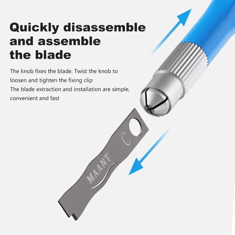 

MAANT M098 quick glue scraper screen frame limit glue remover does not damage the screen and does not leave marks to remove glue