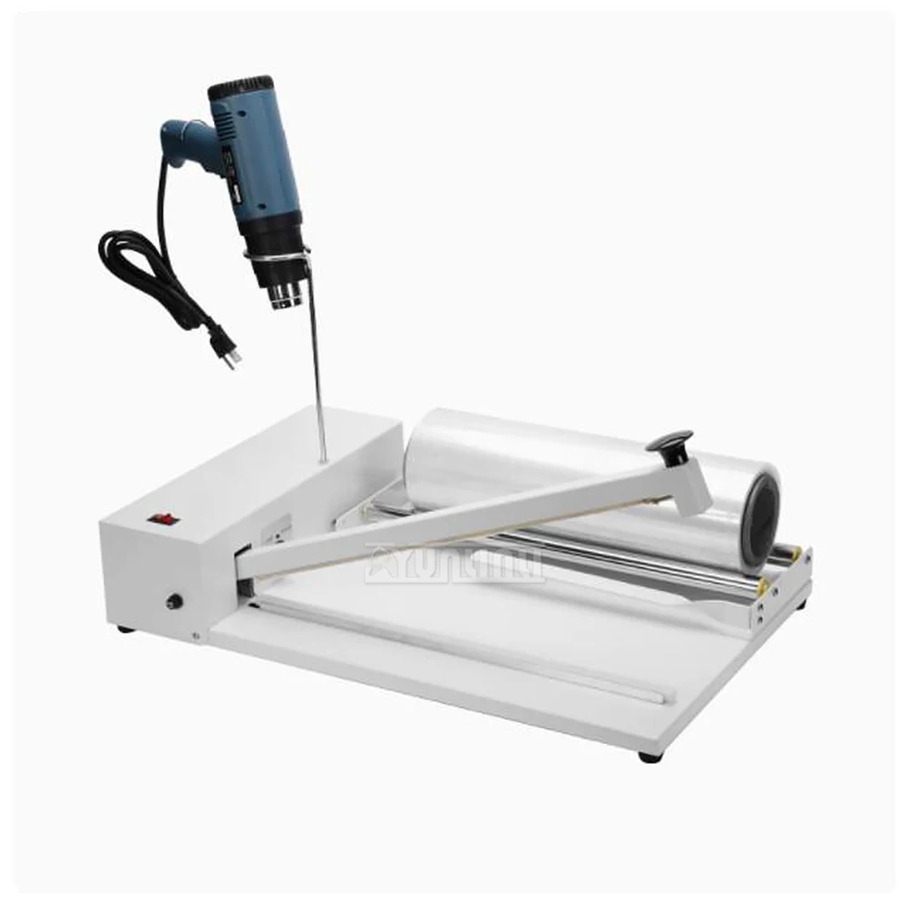 

30CM/45CM/60CM Shrink Wrap Sealer Laminating Machine/ Heat Gun 800W Film Available Roll For PVC POF Film Books Toys Food