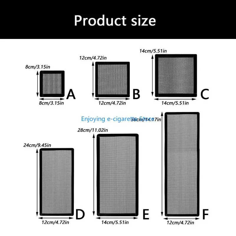 Universals magnetischer Staubschutz für langes PC-Gehäuse, flexible Passform, Staubschutz verbessert die Kühlleistung Y4QF – Detail 6