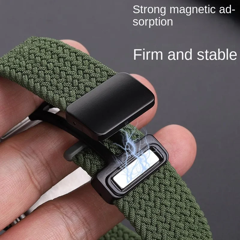 AE1200 AE1300 nylom tali UNTUK Casio AE-1200 W800h F91W F105 F108 A158 A168 W-218H SGW400 AQ-150W A700 Gelang gesper magnetik