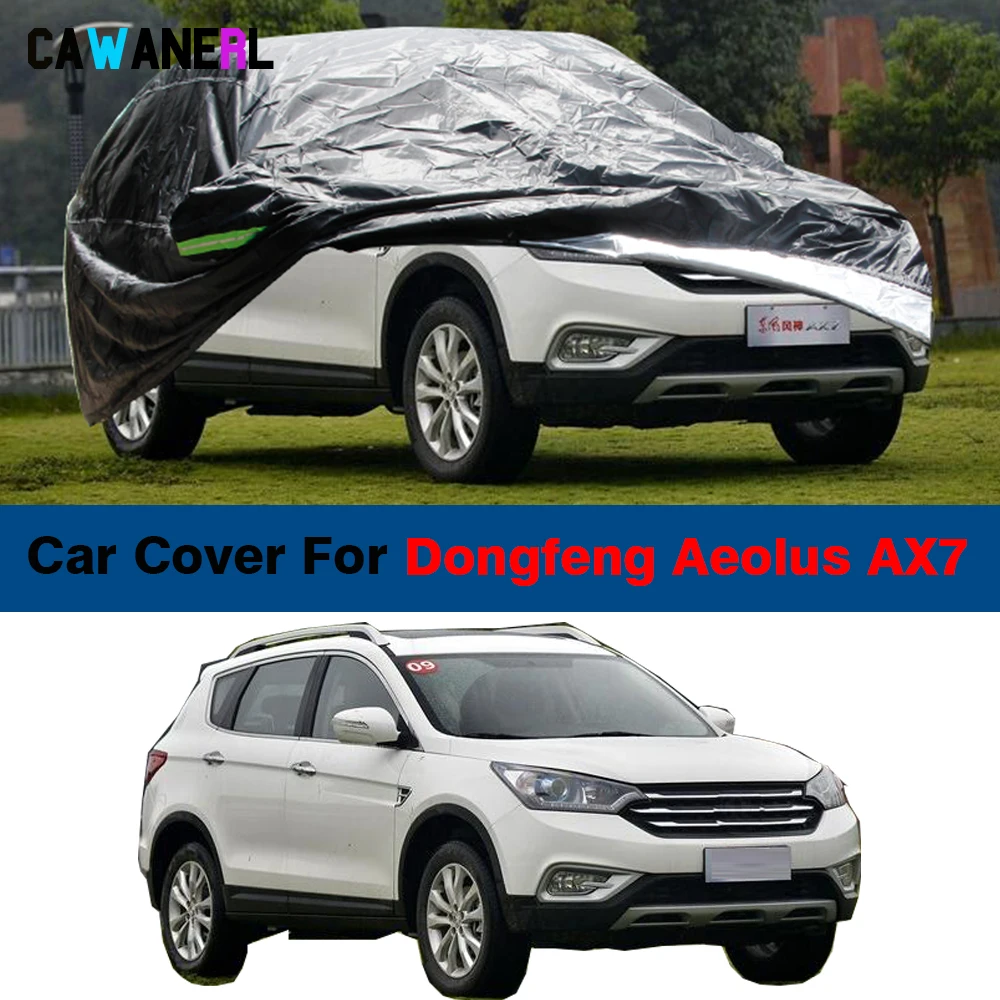 

Full Car Cover Waterproof Anti-UV Sun Shade Snow Rain Wind Protection Cover For Dongfeng Fengshen Aeolus AX7 2014-2024