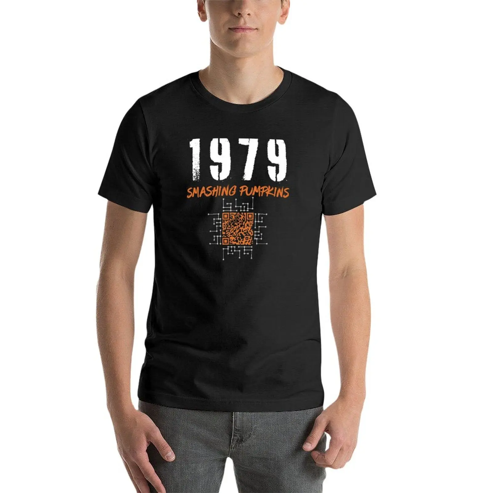 1979 Smashing Pumpkins T-Shirt oversizeds Short sleeve tee t shirts for men