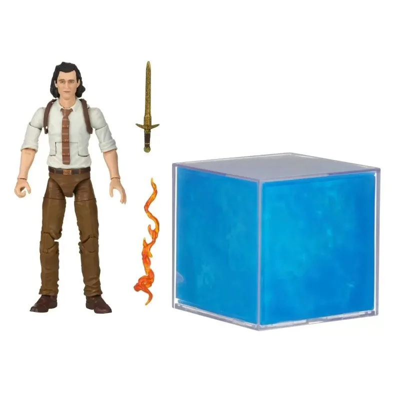 

Оригинальная светящаяся аниме-фигурка Локи Тессаркесс из серии Marvel Legends от Hasbro, масштаб 1/12, модель-украшение
