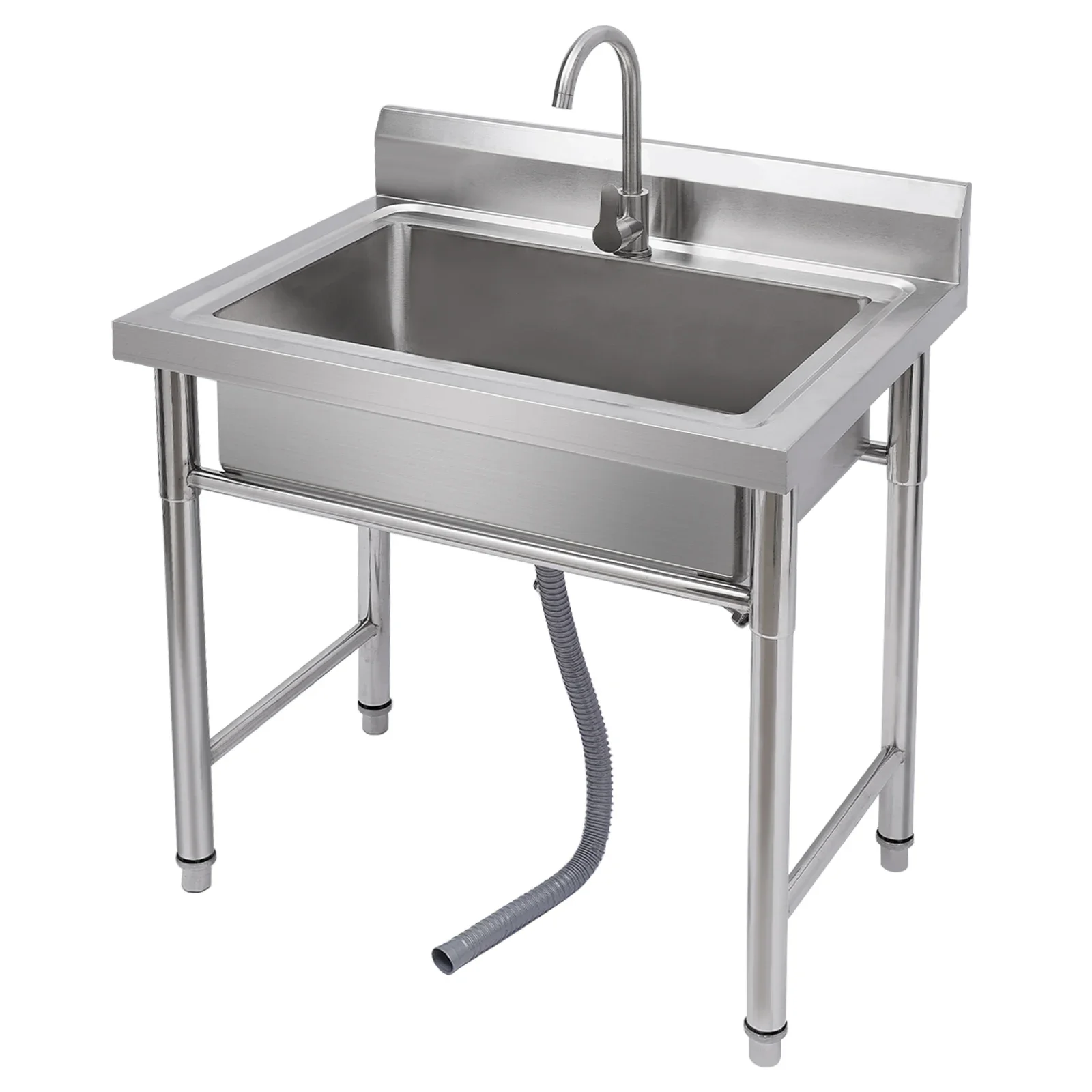 Versatile Stainless Steel Sink Set: Modern Design, Spacious Basin, and Practical Drainage for a Tidy Kitchen kitchen sink