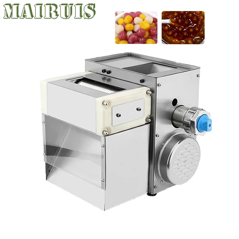 Commercial Electric No Filling Round Dumpling Machine ขนาดเล็กซุปเครื่องทําฟองนมชา Singkong Ball Making Machine