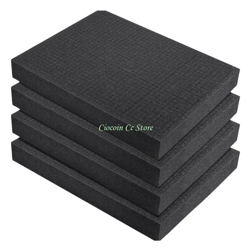 X90F 4Pcs Pick Apart Foam Insert Pluck Foam Sheet Foam Foam for Board Case Storage Drawer Toolbox Foam Inserts Organizers