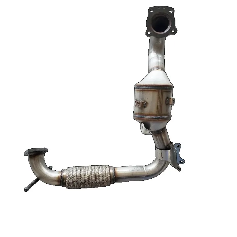 كفاءة المحرك الاحترافية للسيارة المعدنية ثلاثية الاتجاهات تناسب المباشر المحول الحفاز لـ Fo-rd Focus 1.0/Eco-Sport 1.0T