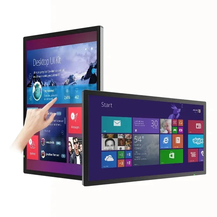 Best Price 21 32 43 55 Inch Wall Mount Lcd Android Touch Screen Display M onitor With Usb