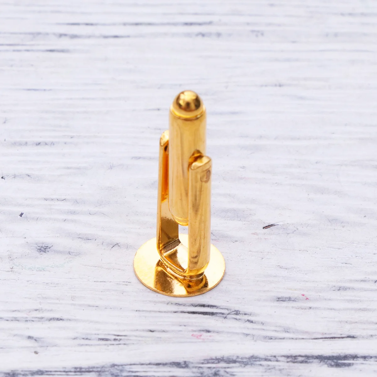 

10 pcs 12Mm Men'S Metal Cufflinks Gold Round Shirt Cuff Links French Fix Fashion Jewelry For Suit Formal Casual Wear