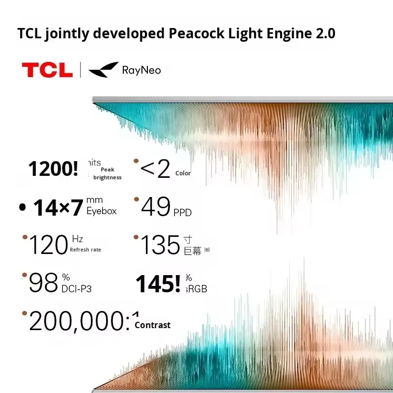 نظارات RayNeo Air 4 Pro الذكية AR مثبتة على الرأس للتلفزيون الأول HDR10 نظارات عالية الوضوح لعرض جهاز XR نظارات غير VR