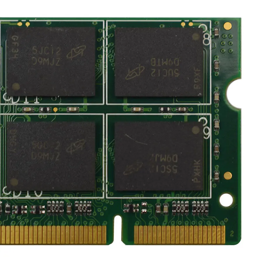 Imagem -04 - Memória Crucial do Caderno para o Computador Sodimm Ddr2 4gb 667mhz 800mhz Ddr2 Pc25300 Pc26400 1.8v 200pin para so Dimm