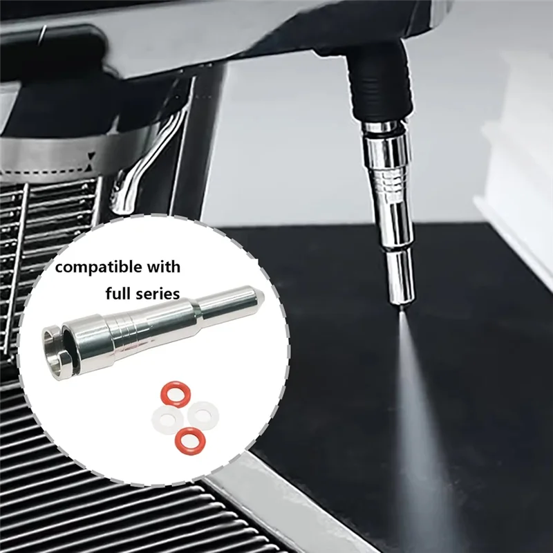 A74G-Sostituzione del beccuccio in schiuma di latte con punta per bacchetta a vapore per macchina per caffè espresso per Delonghi EC680, EC685, Ecp3631