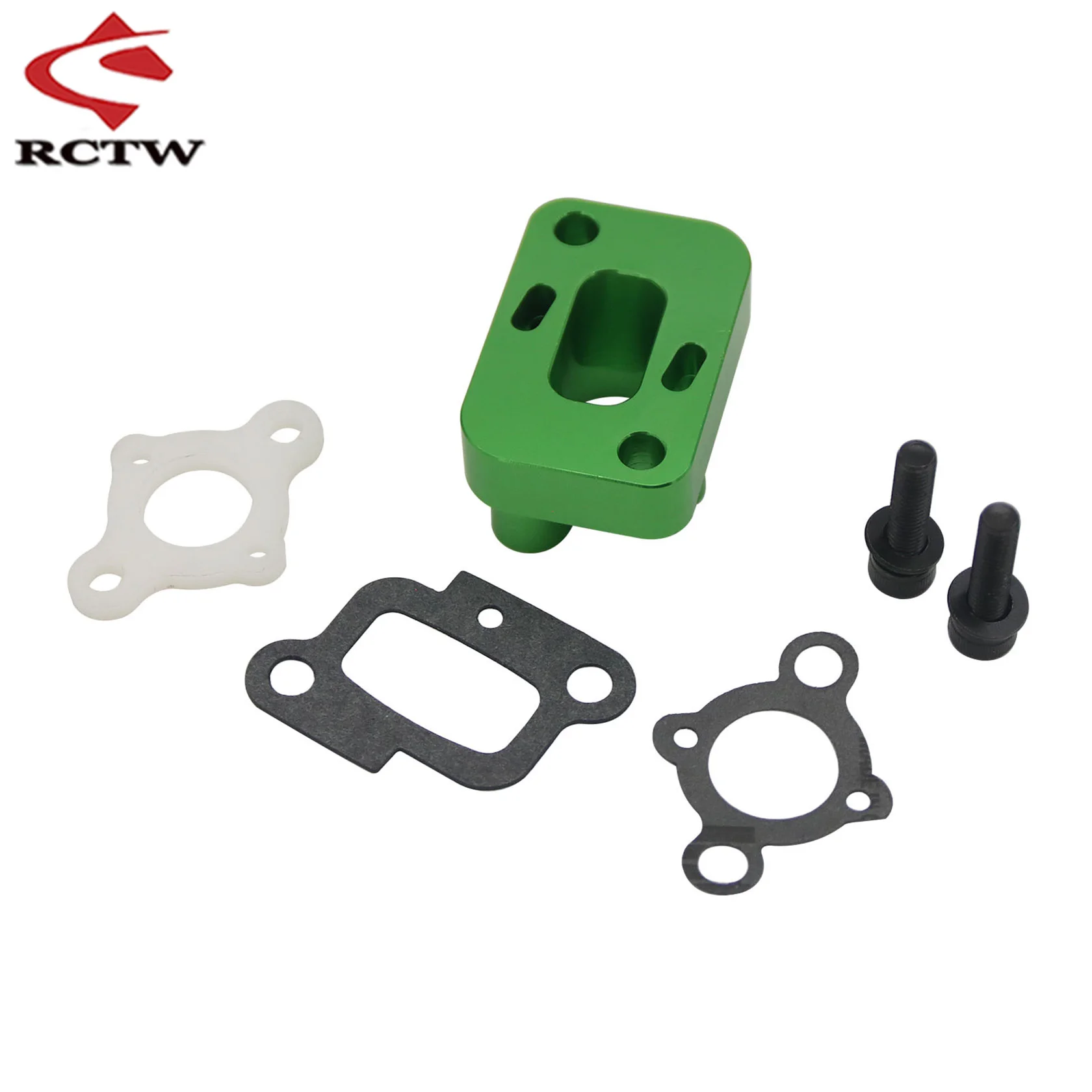 1PC Alloy Intake Manifold Kit Fit 23cc-71cc Engines for 1/5 HPI ROFUN ROVAN KM BAJA LT FG GoPed RedCat MCD REDCAT Ql DTT FID