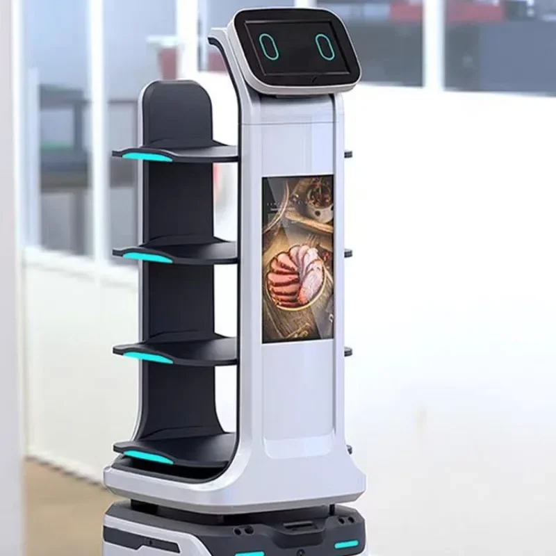 Restaurant Hotel Intelligent food delivery robot restaurant food delivery