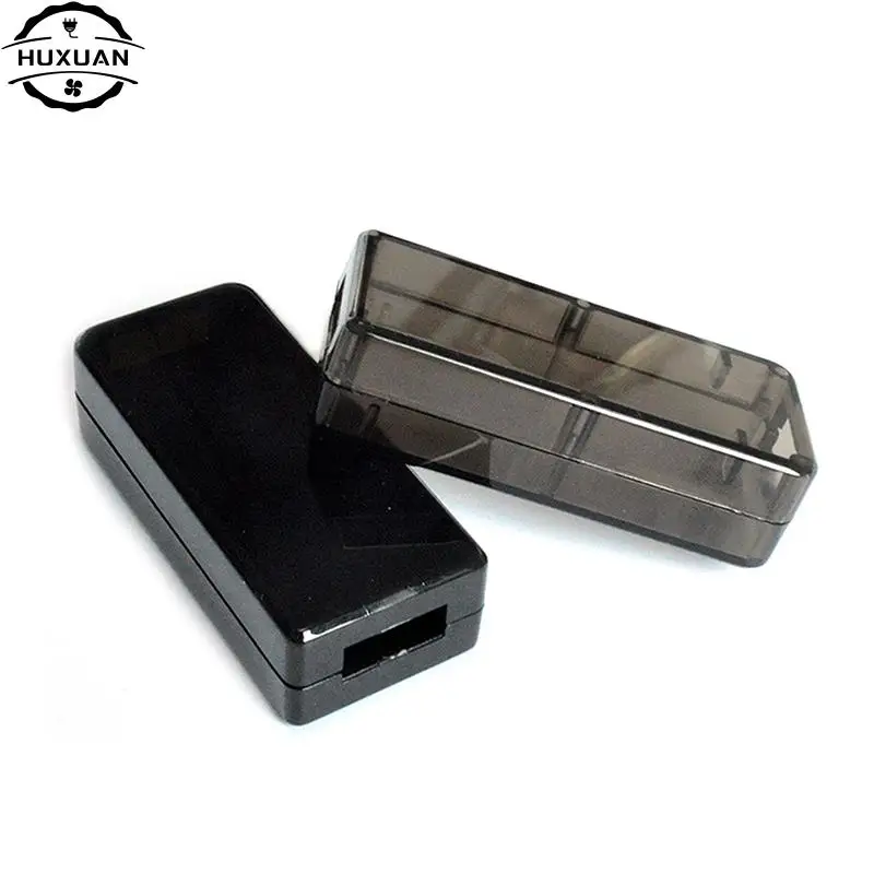 Transparent USB Charger Project Case Electronic Usb Enclosure Junction Boxes Small Usb ABS Enclosure Pcb Project Box 53x24x14mm