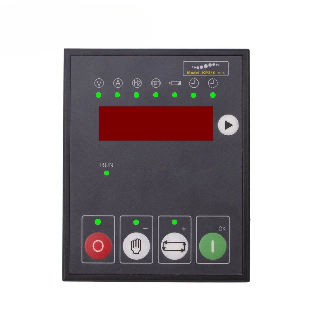 For Diesel Generator Module Remote Start Stop Control LED Digit Display Panel Kipor 12V KP310V1.0 Genset Controller