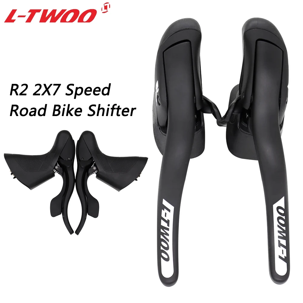 

LTWOO R2 2x7 Speed Road Bike Shifter Brake Levers Aluminum Alloy Derailleur Compatible with Shimano Original Bicycle Parts