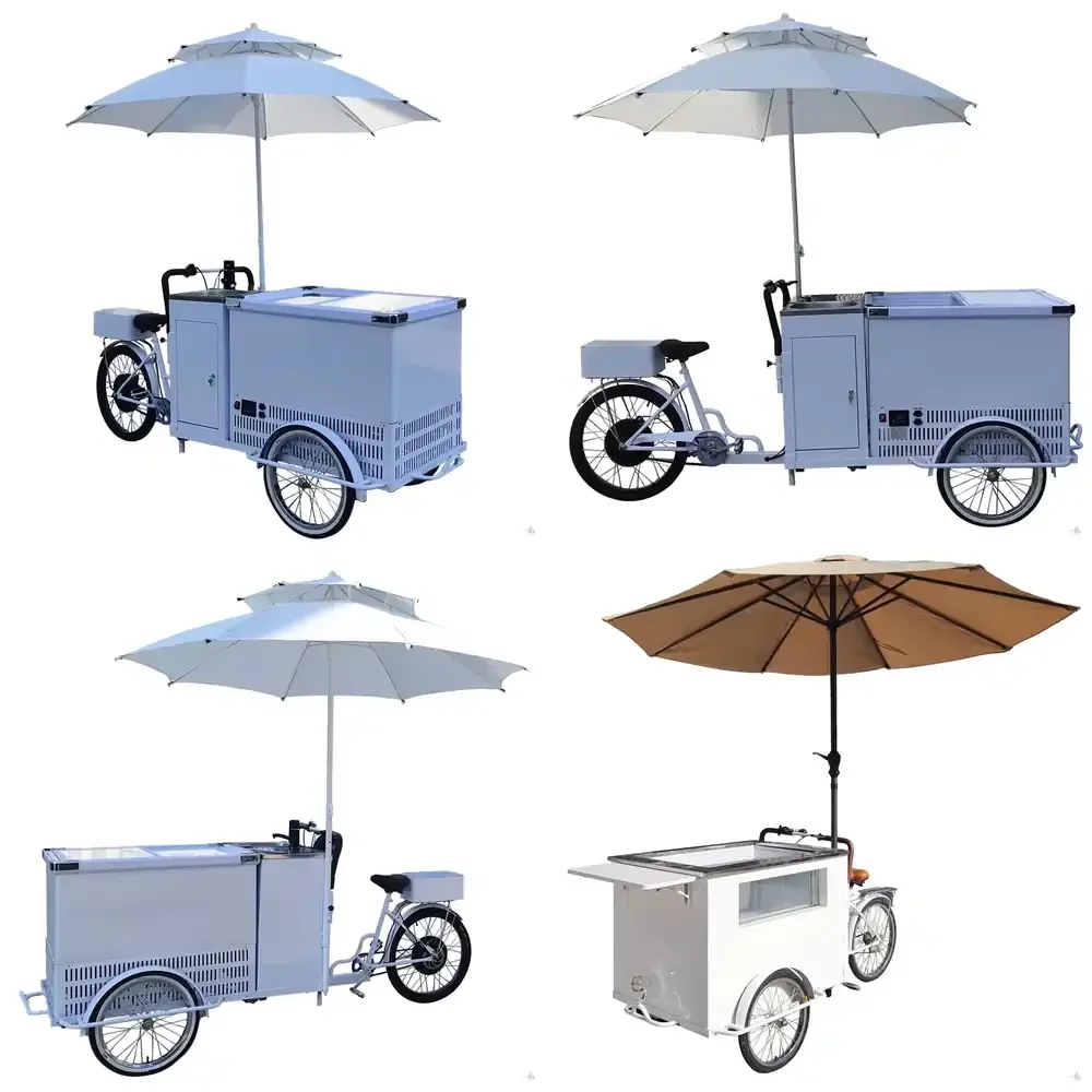 

Commercial Ice Cream Cart / Mobile Ice Cream Cart / Ice Cream Carts Tricycle