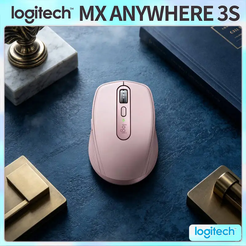 Premium MX Anywhere 3S - 8000 DPI, USB-C Fast Charge, Anti-Slip Grip, Ideal for Pet Store Order Confirmation Duty