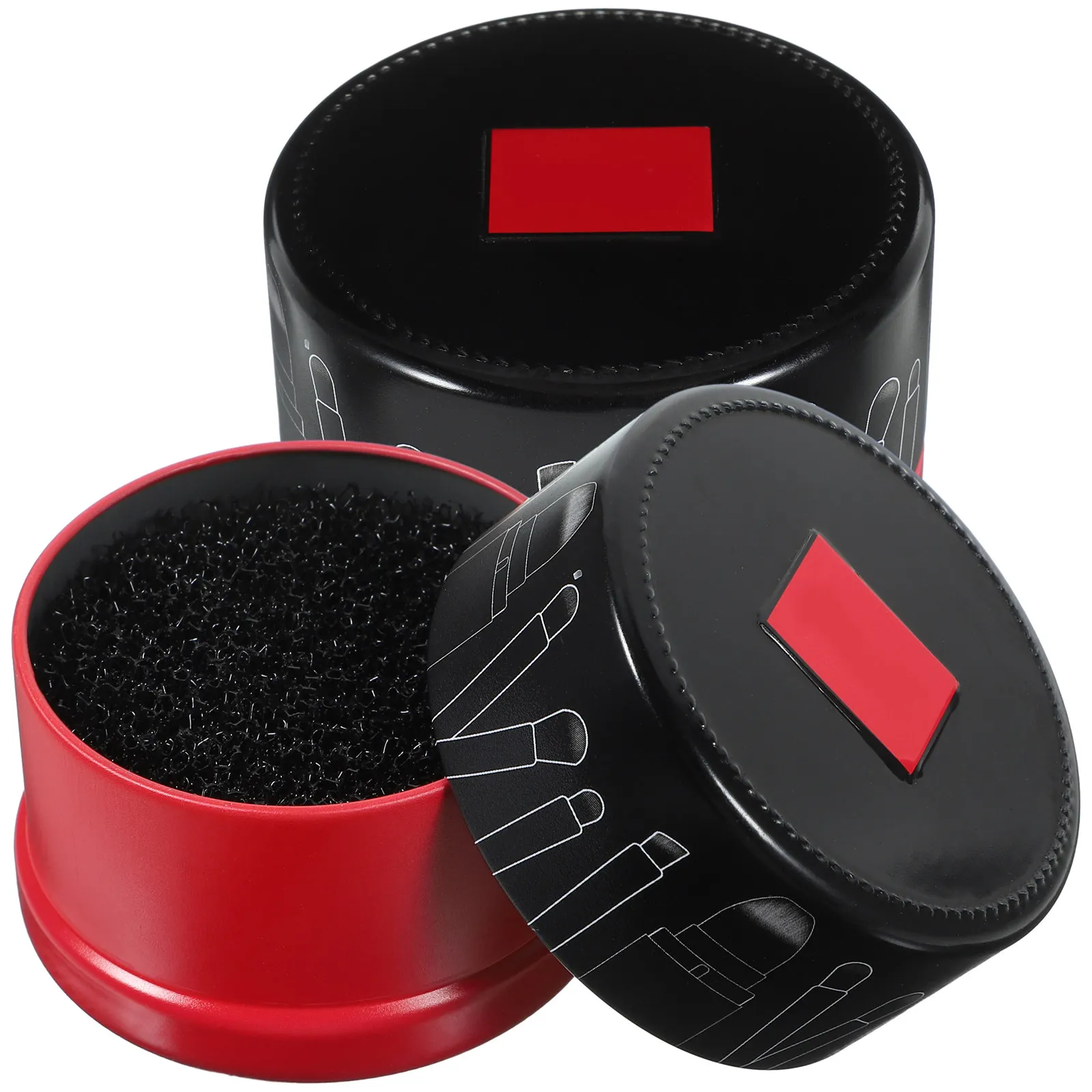 

Набор из 2 портативных губок для чистки кистей для макияжа без воды, быстрая очистка, средство для чистки кистей для макияжа