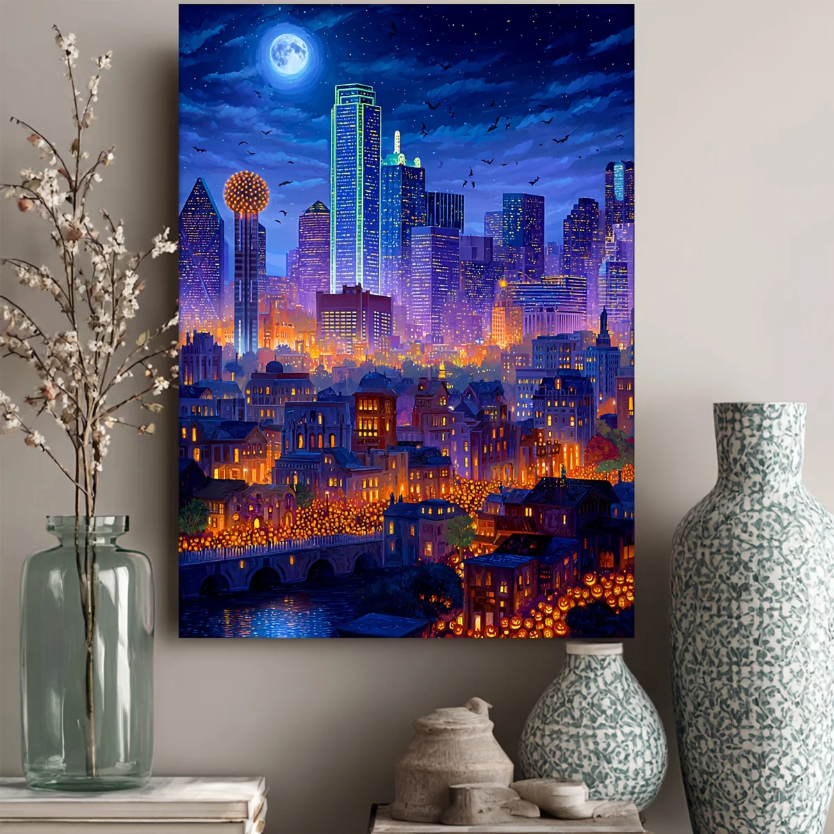 Home Decor Dallas - 500/1000/1200/2000PCS Puzzels voor Volwassenen Dallas Texas