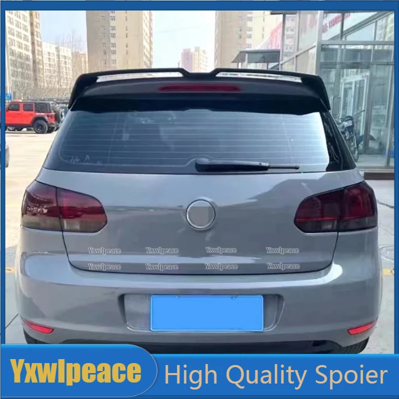 

For Volkswagen VW Golf 6 MK6 Roof Spoiler 2008-2013 ABS Plastic Rear Trunk Lip Spoiler Wing Body Kit Accessories