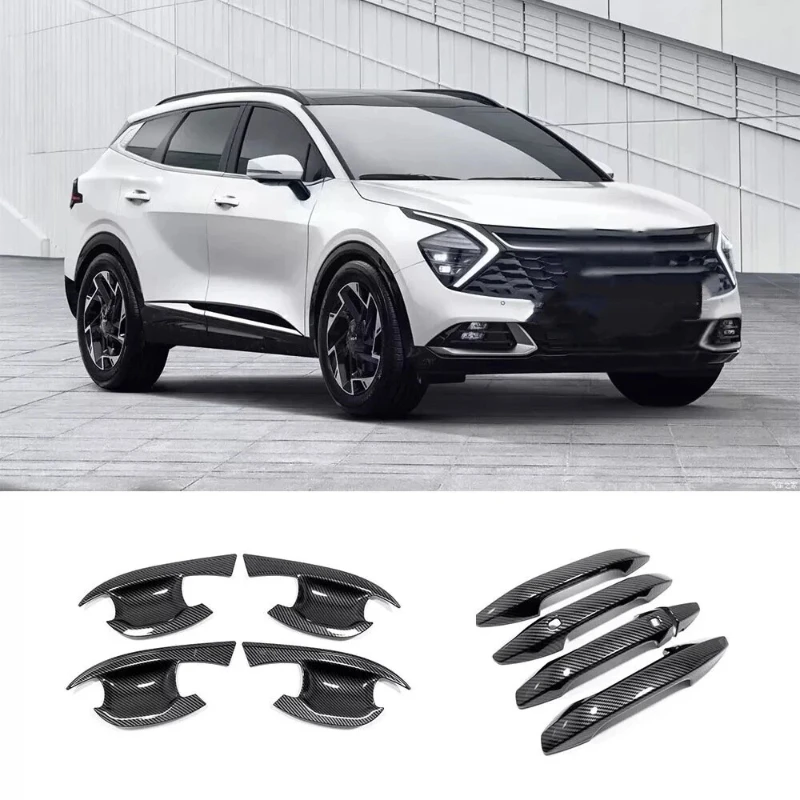 

Door Handle Rearview mirror Cover Front fog light Eyebrow For Kia Sportage NQ5 2022 Car Door Trim Handle Decoration