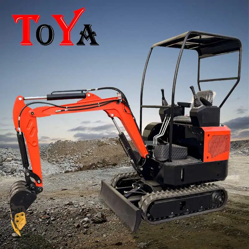 Factory price newly model mini excavator micro crawler bagger digger medium-sized excavator 1ton 1.5ton 3ton customized