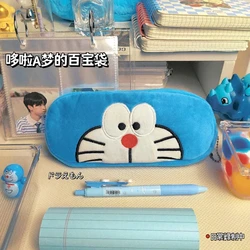 New Pencil Bag Cute Cartoon Pencil Box fashion plush Stationery Storage Bag Primary and secondary school student Pencil Box