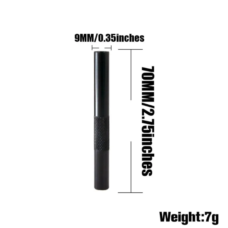 Cooles Gerät aus Metallstroh für Männer: Rohr aus Aluminiumlegierung – doppelt als tragbares Metallrohr und unverzichtbares Zigarettenzubehör