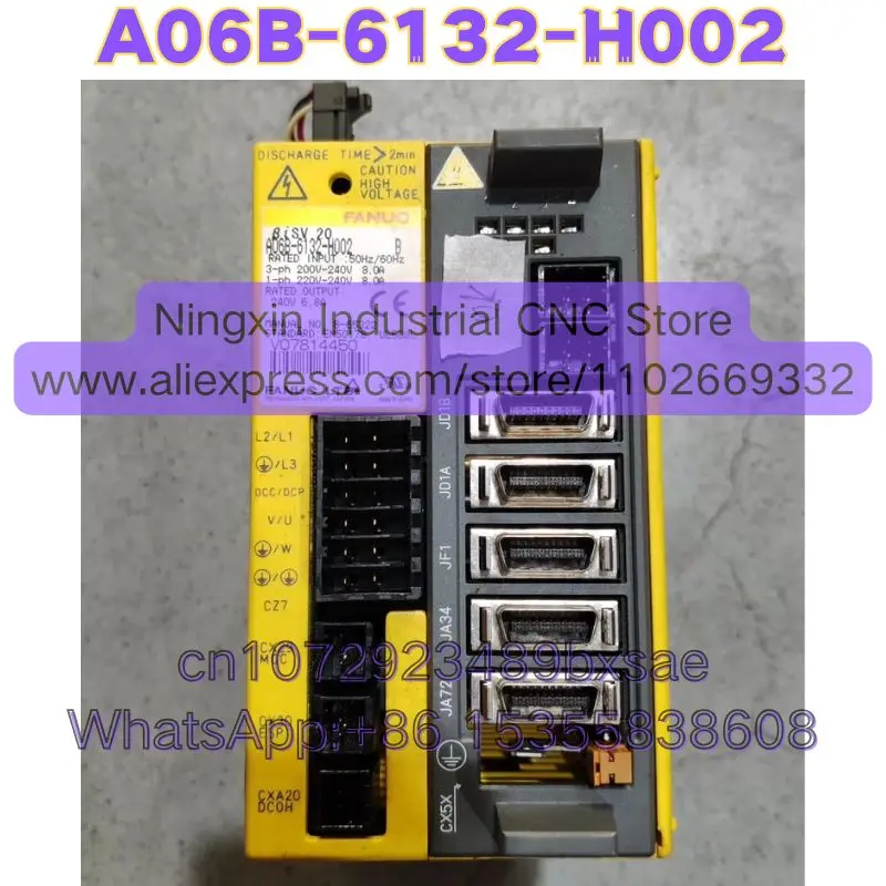 High-quality Goods Used A06B-6132-H002 Function Intact