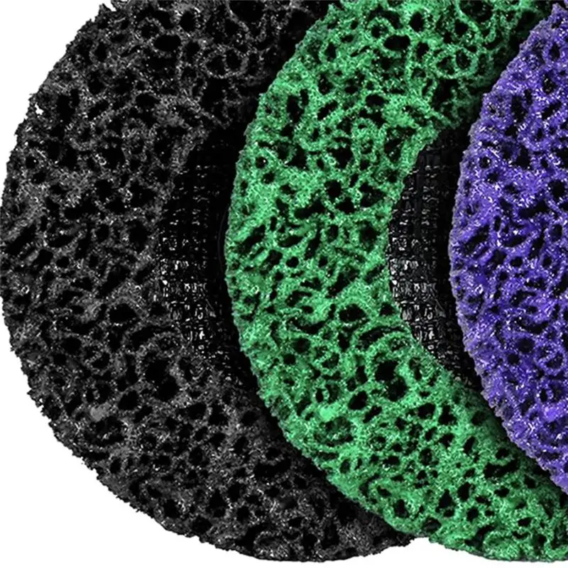 AC23-12 Pack 4 Kinds Paint Strip Discs 4X5/8Inch Angle Grinder Stripper Wheels For Removing Paint Rust And Oxides Of Metal