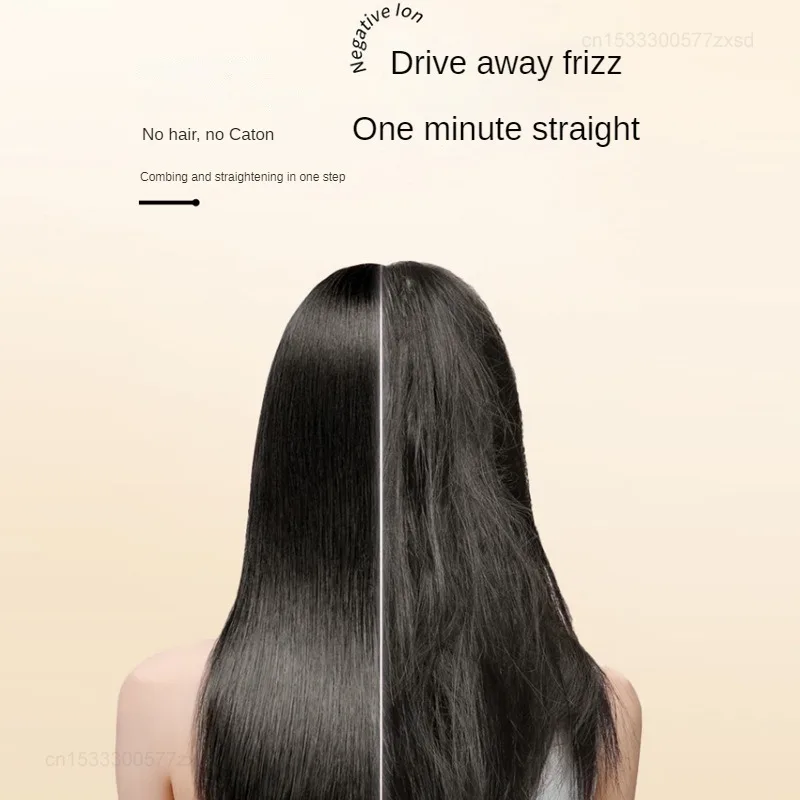 Xiaomi-Peigne à cheveux raides à ions négatifs, lissage sans dommages, affichage de la température, anti-brûlure, outils capillaires portables