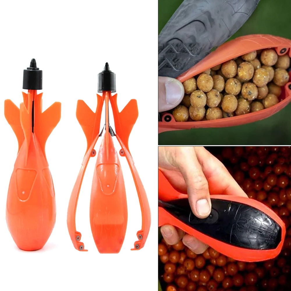 Karpfen Angeln Spod Köder Raketen Angelgerät Feeder Pellet Rakete Feeder Float Köder Halter Angeln Zubehör – Detail 17