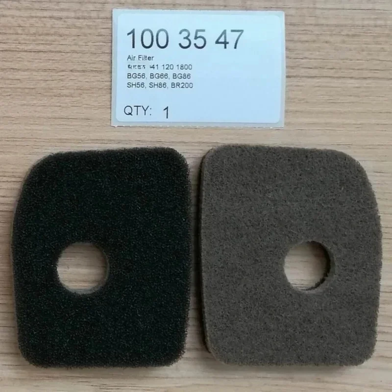 5pcs Air Intake Filter Element For Stihl BG56 BG66 BG86 SH56 SH86 BR200 Power Blower OE 42411201800 Replacement Component
