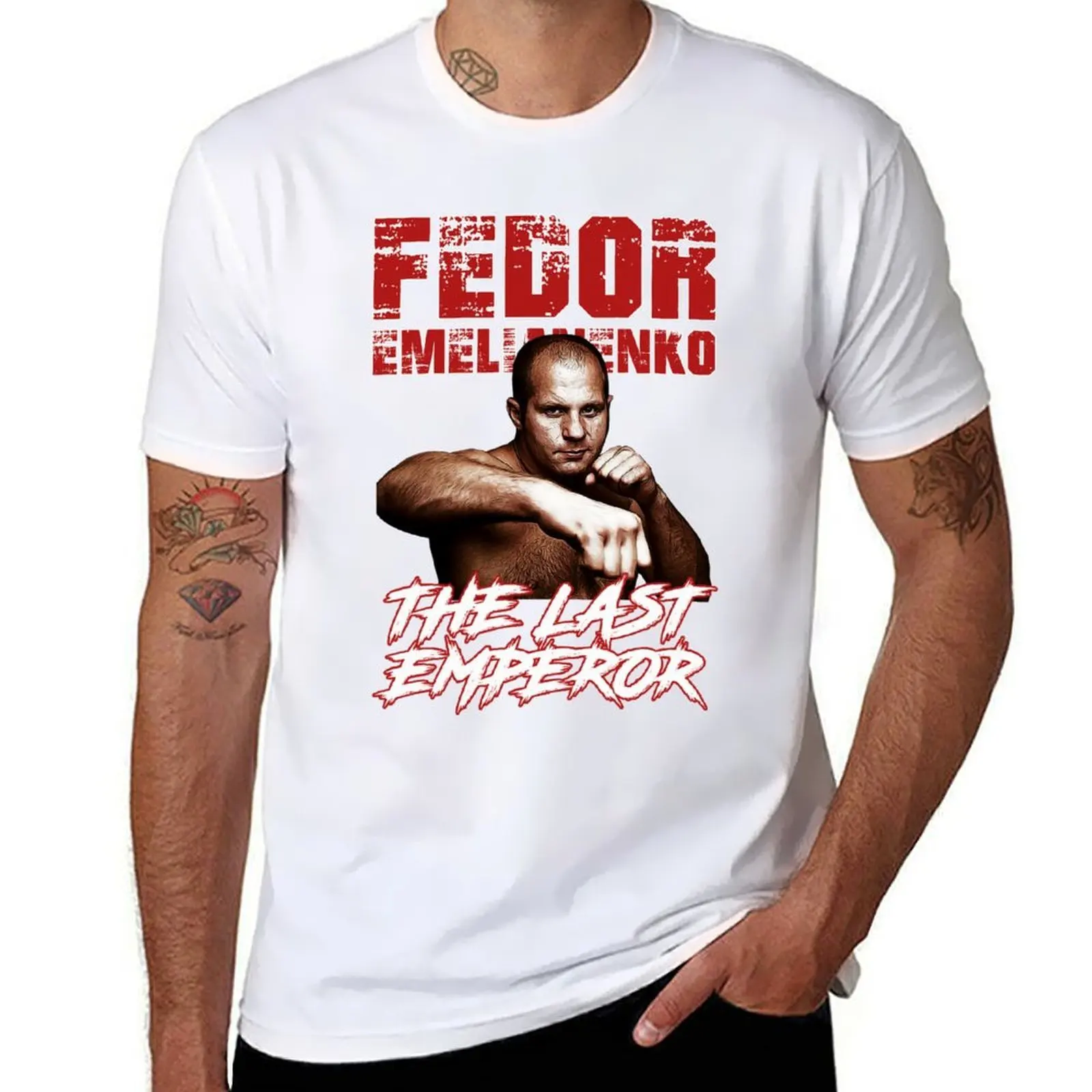 

Fedor Emelianenko The Last Emperor T-Shirt Summer Casual Loose T-Shirt