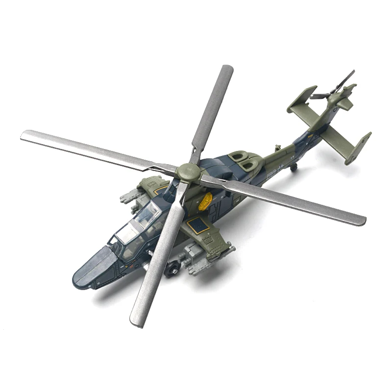 1/72 EC-665 Tiger Hubschrauber Modell Kreative Militär Serie Bausteine Wohnkultur Zusammengebautes Spielzeug Für Jungen Weihnachten Geschenke