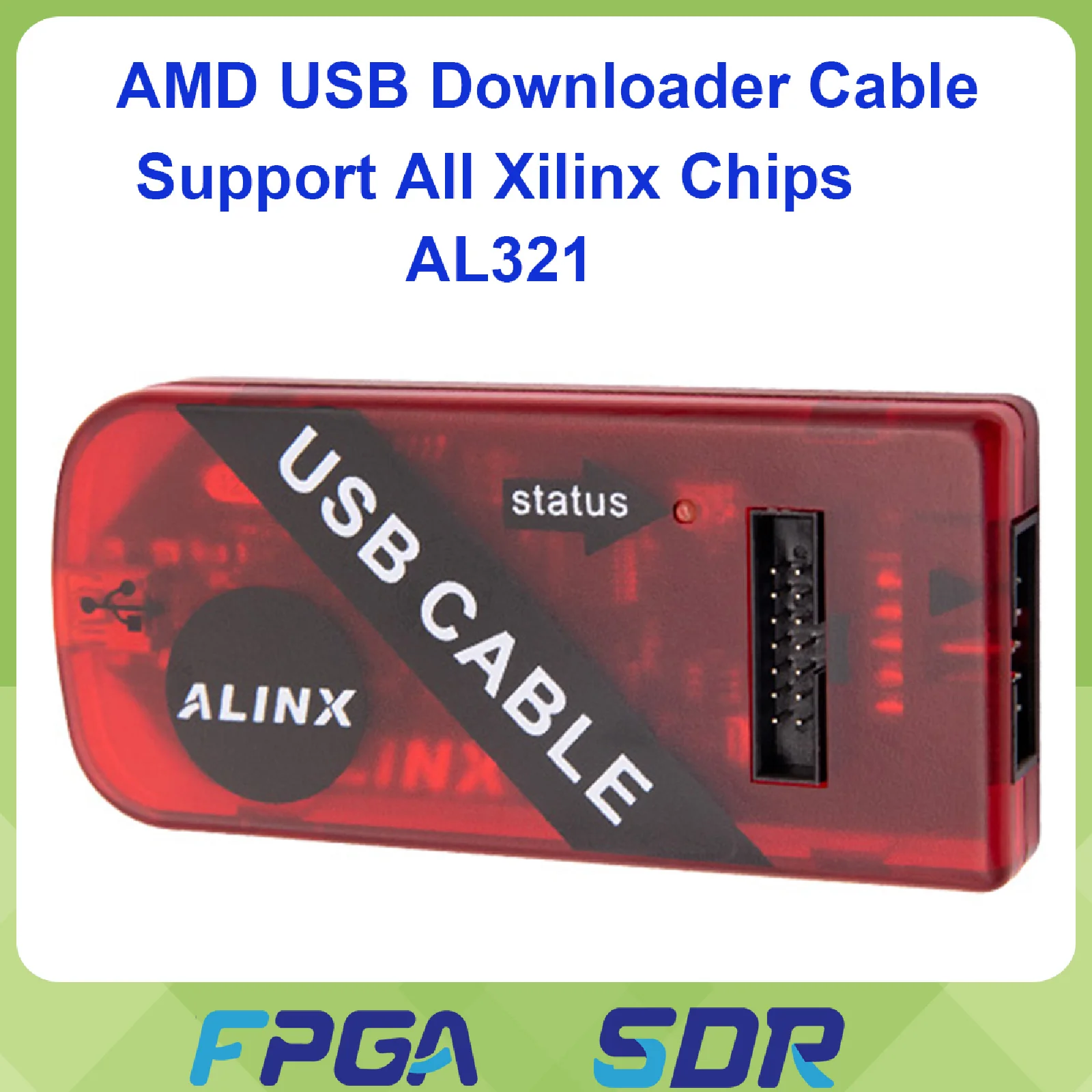 ALINX AL321 Platform Cable USB Blaster JTAG Program Download for XILINX AMD FPGA Chips