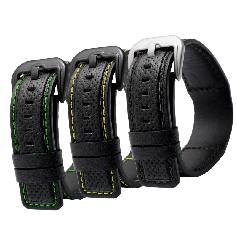 ل ديتريش OT-1 OT-12 جلد طبيعي حزام ساعة اليد المتكاملة حزام (Watch) ساعة 24 OT-6 الرجال حزام مقاوم للماء دبوس مشبك نمط