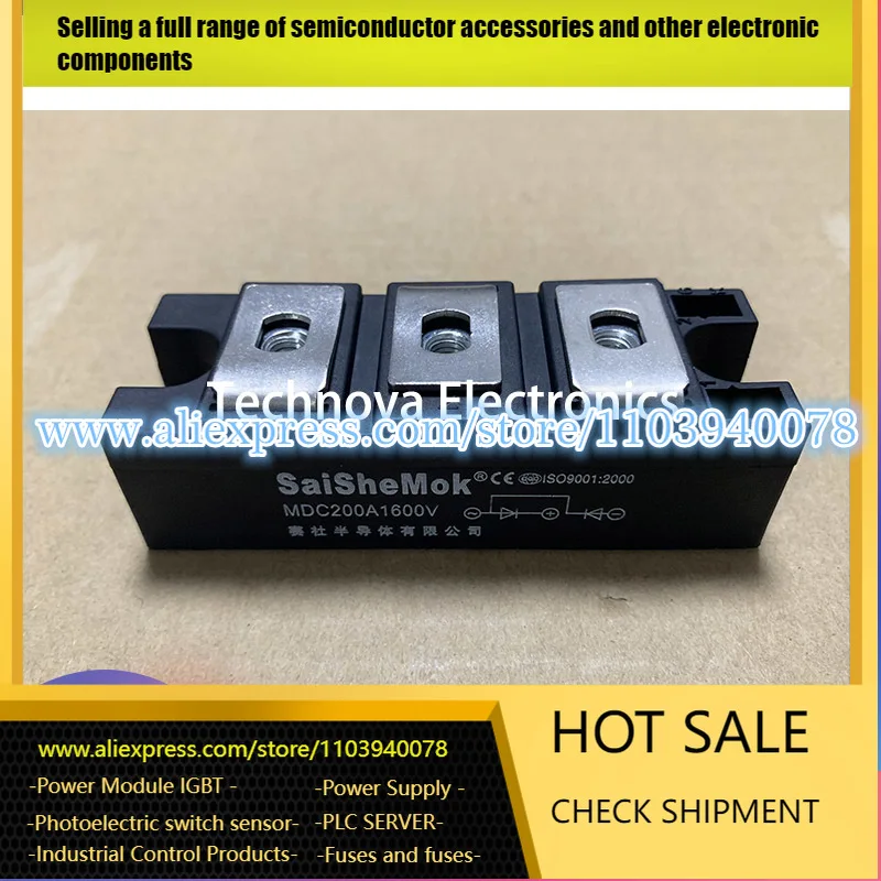 

MDC200A1600V MDC200A1800V MDC160A2400V MDC160A2400V MDC135A1200V MDC175A1600V MDC135A1600V ORIGINAL RECTIFIER MODULE